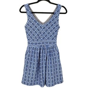 ANTHROPOLOGIE MAEVE Lazuli Tribal Aztec Dress 2